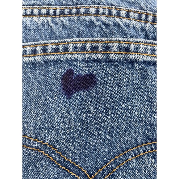 Vintage Levis 522 Womens Tapered Fit Jeans Size 20 Short Blue Casual Durable - Picture 3 of 9